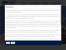 Tablet Screenshot of gep.ch